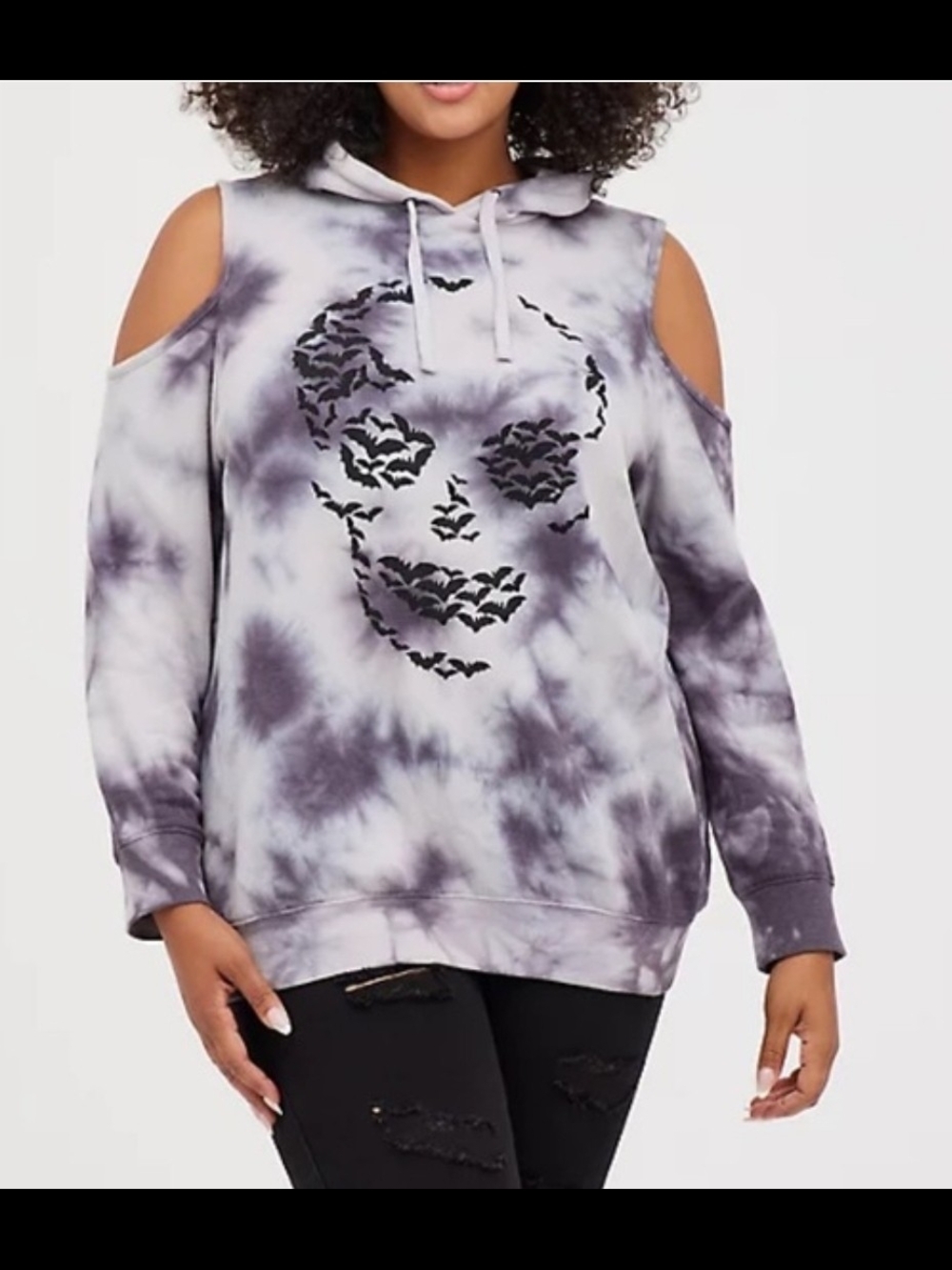 Torrid Cold Shoulder Hoodie